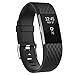 AK for Fitbit Charge 2 Band, Fitbit Charge 2 Accessory Band for Fitbit Charge 2 Wristband Large Small (No Tracker) (Style B# Black1, Large)