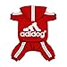 Scheppend Original Adidog Pet Clothes for Dog Cat Puppy Hoodies Coat Doggie Winter Sweatshirt Warm Sweater Dog Outfits, Red Large