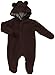 Magnificent Baby Unisex-Baby Infant Hooded Bear Pram, Mocha, 6 Months