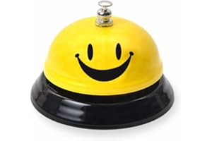 Desk Call Bell, Call Service Bell 3.4 Inch Diameter Customer Service Bell,Desk Bell Service Bell for Hotels,Counter Restauran