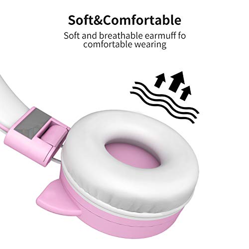 KidMoments K13 Kinderkoptelefoons met Volumebegrenzing van 85dB voor Gehoorbescherming & Notice,Gemaakt van… - Afbeelding 5