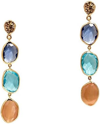 Mela Artisans MAER033 Rainbow Earrings
