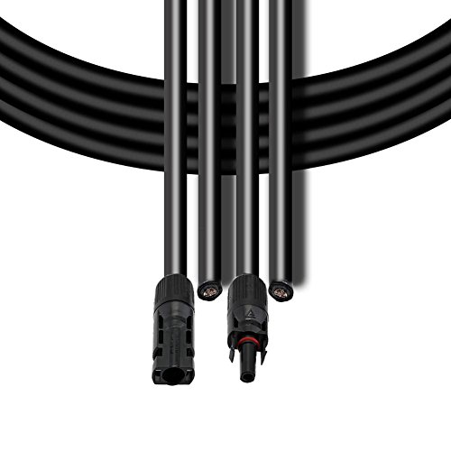 Sun YOBA 10 AWG Solar Panel Extension Cable Wire (10 ft.) with MC4 Connectors