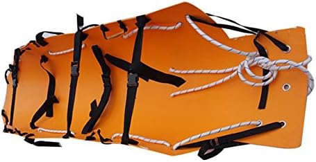 XUM Portabel Muiti-Function Emergency Rescue Stretcher with Storage Bags,2.44x0.92m,Orange