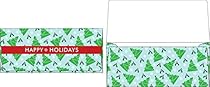Holiday Gift/Currency Envelopes (2 7/8 x 6 1/2) - Christmas Trees (50 Qty.)