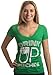Drink Up, Bitches! | Funny St. Patrick's (Paddy) Day Women's Green Deep V-Neck-DeepV,S