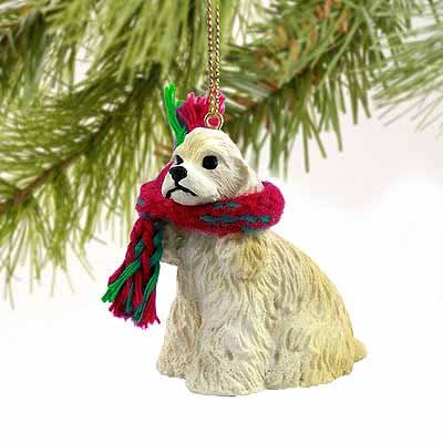 Conversation Concepts Cocker Spaniel Tiny Miniature One Christmas Ornament - Delightful! (Blonde)