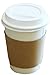 Sugarman Creations Paper Coffee Hot Cups with Lids and Sleeves, 12-Ounce White (110-Pieces)
