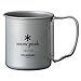 Snow Peak Men's Titanium Single Wall 300 Mug, Silver, One Size