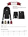 Made by Emma Women's Quilted Puffer Jacket with Detachable Faux Fur Hood