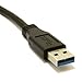 kenable USB 3.0 SuperSpeed A Male to 10 pin Micro B Male Cable Black 0.15m (~6 inch) 15cm