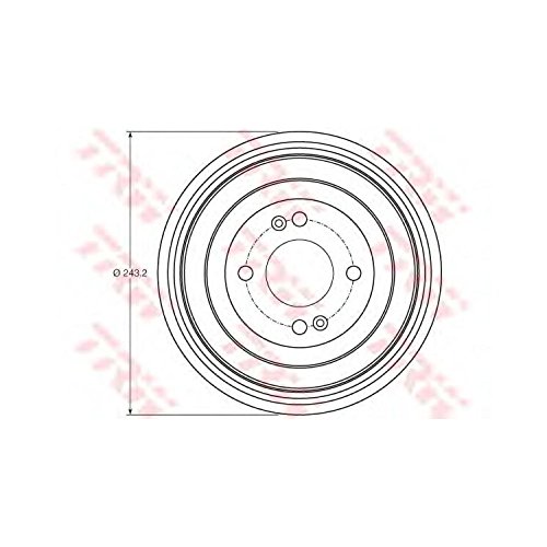 TRW DB4422 Tambour de Frein