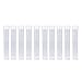 10pcs 10ml Clear Plastic Sample Test Tubes with Screw Caps Calibration for Scientific Experiment