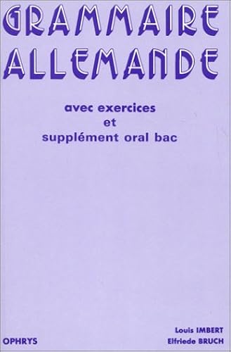 Download Grammaire allemande avec exercices et supplément oral bac PDF