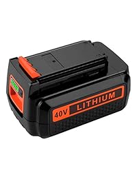 VANTTECH LBXR36 - Batería de litio para Black&Decker (40 V, máx. Outdorr, LBX2040 LBXR2036 LST540 LCS1240 LBX1540 LST136W)