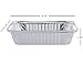DOBI Aluminum Pans with Lids [50 Pack] - 2.25 lb. Medium Sized Disposable Aluminum Foil Take-Out Containers with Cardboard Lids