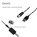 Wsky 60-100 Miles Transparent Digital HDTV Antenna - Best HDTV Antenna Indoor - Upgraded Silver Paddle Extremely High Reception - Support 1080P 4K Super Fun and Free for Life!