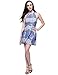OMEYA.WANSHIDA.Women Casual Sleeveless High Neck Beach A-line Mini Dress