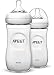 Philips Avent Natural Baby Bottle, Clear, 11oz, 2pk, SCF016/27 primary