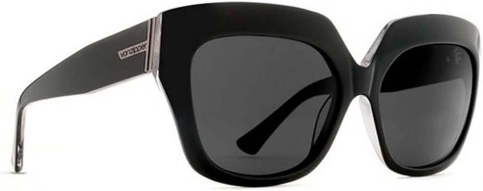 VonZipperPoly Women's Sunglasses,OS,BlackSwirl/Vintage Lens