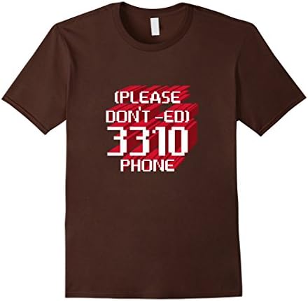 Men's Please Don't - ED 3310 Phone 2XL Brown