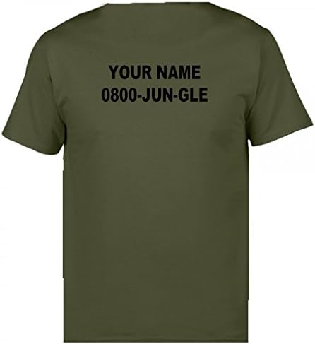 0800 Jungle im a Celebrity t Shirt Printed on Back