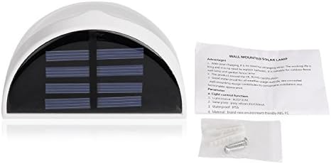Solar Power Powered Saving Efficient Bright LED Practical Fence Roof Gutter Garden Yard Wall Path Outdoor Hemispheric Light Lamp