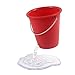 zoohot Creative Pencil Holder, Design Floating Bucket Pen Case Container Ideal Desk Accessory , Cute Pencil Holder for Desk,Red