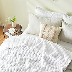 NEWCOSPLAY Super Soft Queen Blanket White Premium