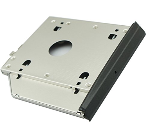 Nimitz 2nd HDD SSD Hard Drive Caddy Adapter for Hp Elitebook 2570p 2560P with Bracket and Bezel