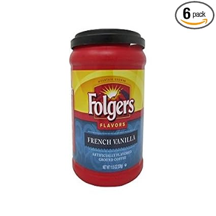Folgers flavors ground coffee french vanilla (025500067643)