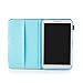Dteck Case for Samsung Galaxy Tab 3 (8.0 Inch, 2013 Released, Model Number SM-T310 /SM-T311 /SM-T315) - Slim Lightweight Leather Wallet Stand Flip Cute Cover with Auto Sleep Wake (Butterfly Flower)