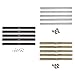 Prettyia 5pcs 19cm Metal Purse Frame Wallet Clasps Bag Making Supplies with Screws