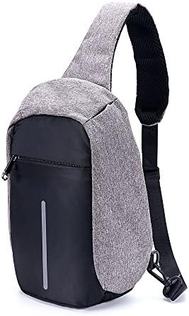 Zakezoon Sling Bag Crossbody Chest Shoulder Backpack for Men Women