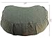 Yawped Yoga Meditation Cushion – Memory Foam Yoga Pillows for Comfort to Relieve Back Pressure with Denim Green Zipper Cover, Large Crescentthumb 3