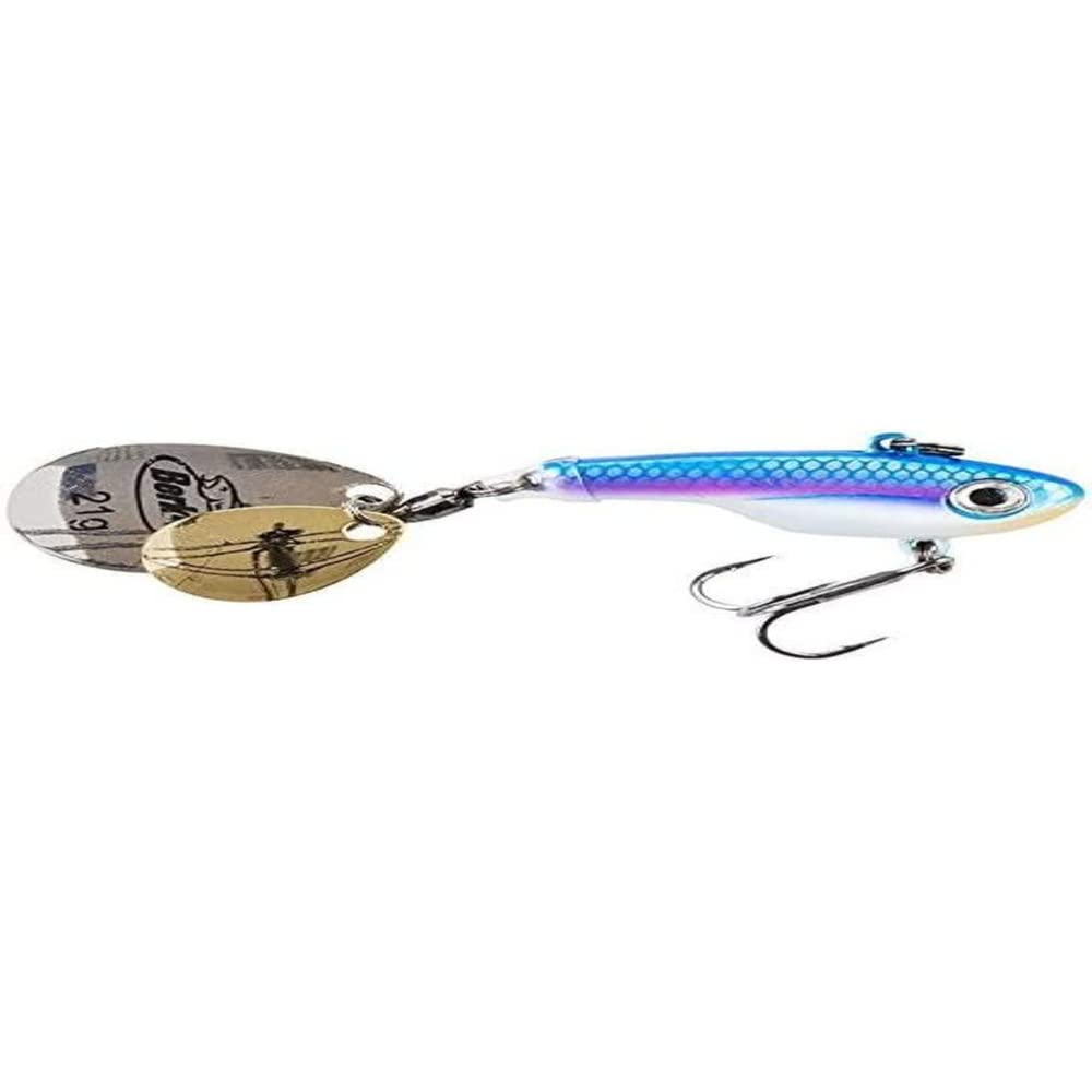 Berkley Pulse Spintail, Jig Lure with Spinner Blade & Berkley Fusion Treble Hook - Long Casting Hard Bait for Perch, Trout, Pike, Unisex, Wagasaki, 14g | 70mm