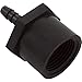 Hose Barb, Del Ozone Iu-201/206/211, Black, for Injectors