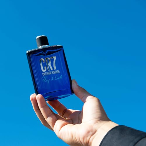 Cristiano Ronaldo CR7 Play It Cool Set de Regalo - Perfume Casual para Hombres - Spray Corporal y Gel de Ducha Revitalizante con Aroma Fresco - 3 pz