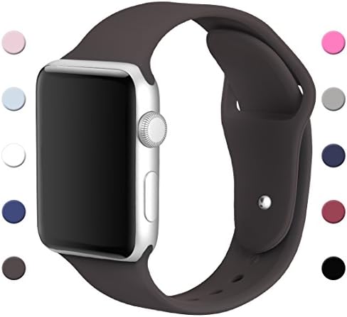 DaQin Band Compatible with Apple Watch 38mm 40mm 42mm 44mm for Women and Men, Sport Replacement Wristbands for iWatch Series 5 Series 4 Series 3/2/1, S/M, M/L