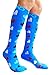 Infinity Compression Socks (1 pair) (Ocean Hearts, L/XL)