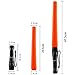 Jowbeam 16 inch Traffic Wand Bright Small Orange LED Safety Signal Wand Light Flashlight with Cone,Flashing Modes,Wrist Strap Lanyard,Using 3 AAA Batteries(Not Included) A200 (1 Pack)