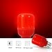 LOHAS Red Light Bulb Edison Base E26 LED, 40W CFL Red Bulb Replacement, Red Glow Night Night Bedroom, 550 Lumen, Home Decorations Party Christmas Halloween Lighting Festival Lights, 2 Pack