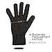 GLOUE Winter Gloves Winter Keep Warm Soft Fleece Lined Gloves Multiple Color for Men(Black)