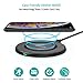 CHOETECH Wireless Charger, 7.5W Fast Wireless Charging Compatible with iPhone Xs Xs Max Xr X 8 8 Plus, 10W for Samsung Galaxy Note 9/8 S9 S9 Plus S8 S8 Plus S7 and 5W for All Qi Enabled Devices