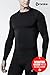 CLSL TM-R21-BB_Large Tesla Men's Thermal Coldgear Compression Baselayer Long Sleeve Top R21/R34
