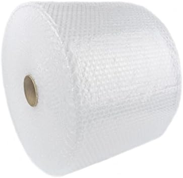 USPACKSHOP 3/16" 350 ft. x 12" Small Bubble Cushioning Wrap, Perforated Every 12"