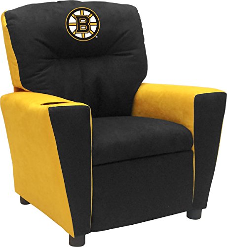 Imperial Officially Licensed NHL Furniture: Youth Fan Favorite Microfiber Recliner, Boston Bruins