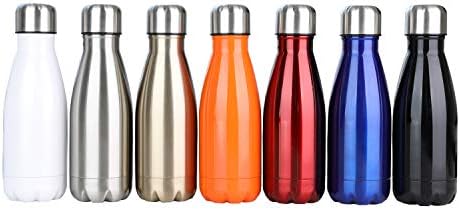 DKASA Stainless Steel Vacuum Insulated Water Bottle,Cola Shaped,Business Convenience,Perfect for Outdoor Sports Camping Hiking Cycling, Keeps Your Drink Hot & Cold,Small Size,9oz