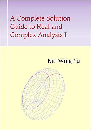  Fr A Plete Solution Guide To Real And Plex Analysis I Yu Kit Wing Livres