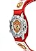 Timermall Manchester United FC Red Fabric Strap Analogue Sport Watch